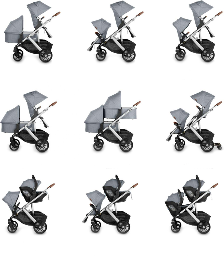uppababy vista configuraciones